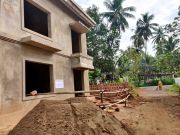 Access road & Villa elevation